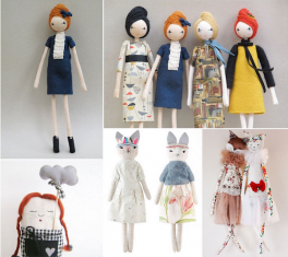 Выставка авторских игрушек Стильная кукла